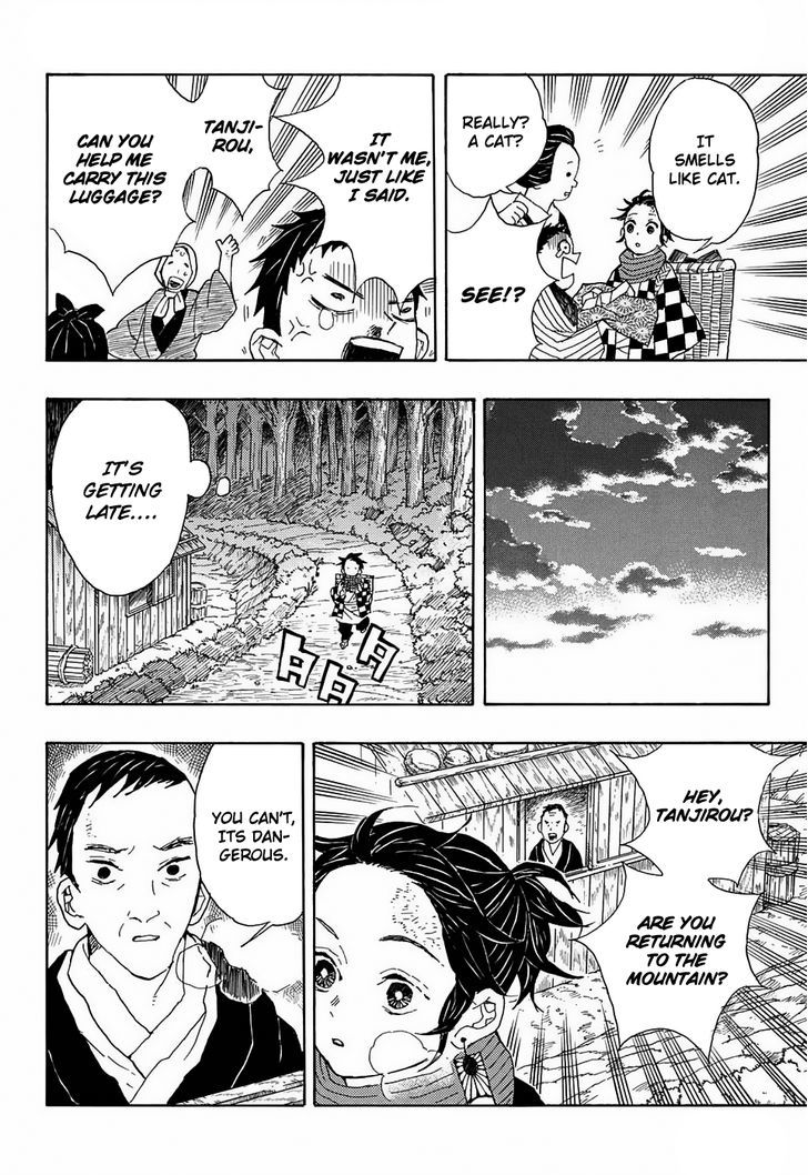 Demon Slayer, Kimetsu No Yaiba Chapter 1 - Page