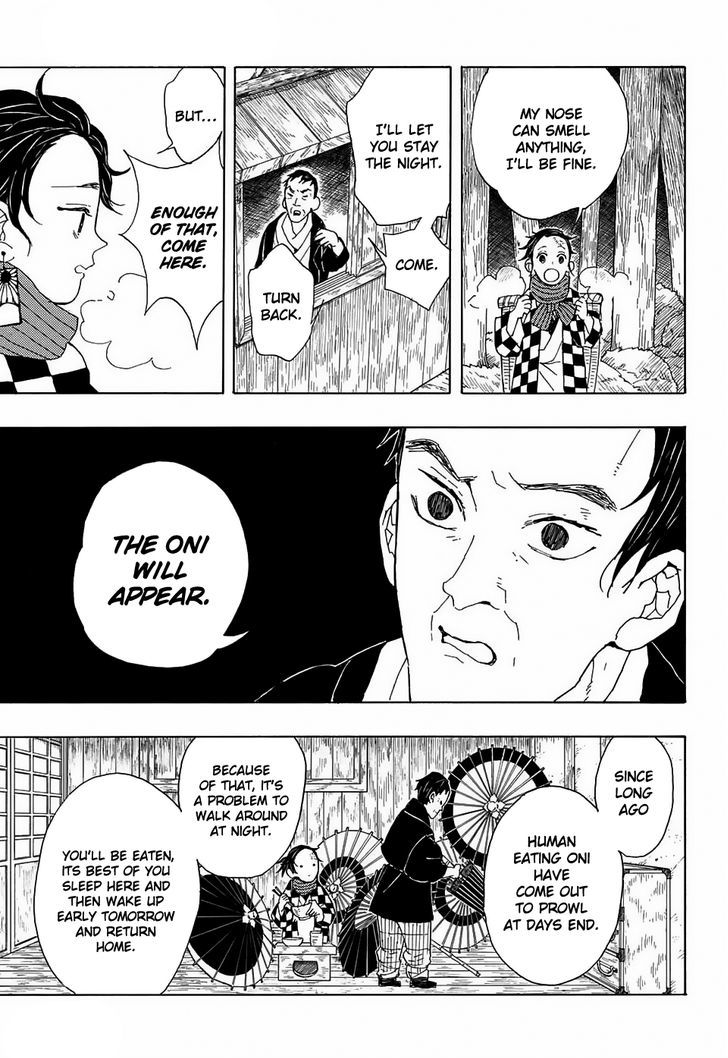 Demon Slayer, Kimetsu No Yaiba Chapter 1 - Page