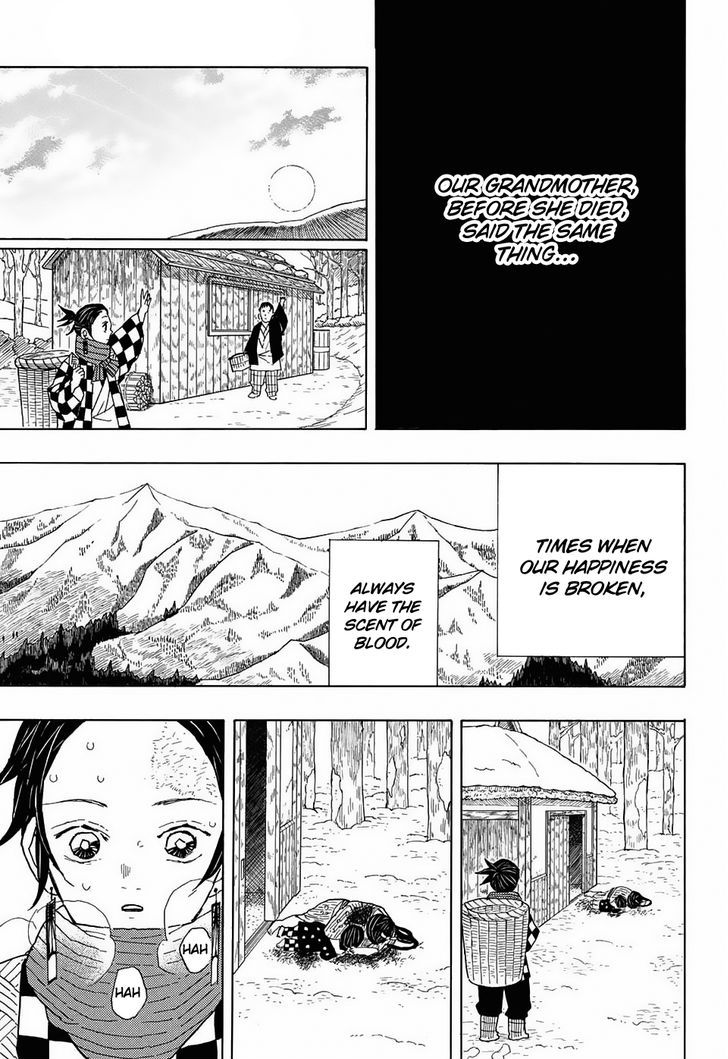 Demon Slayer, Kimetsu No Yaiba Chapter 1 - Page