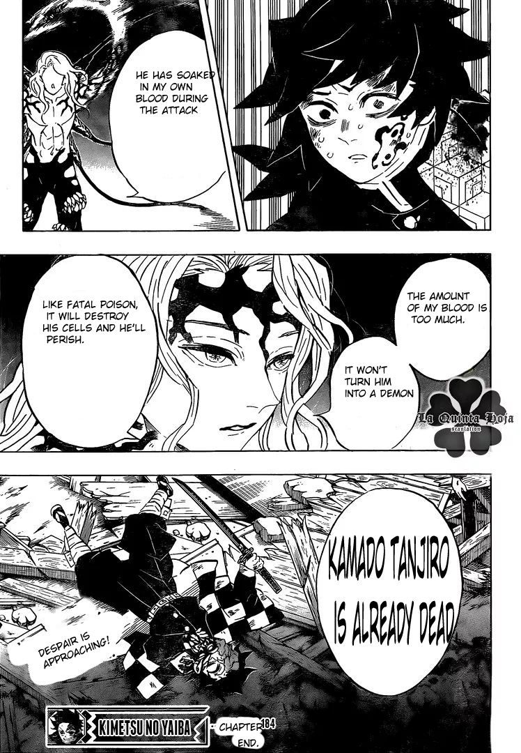 Demon Slayer, Kimetsu No Yaiba Chapter 184 - Page