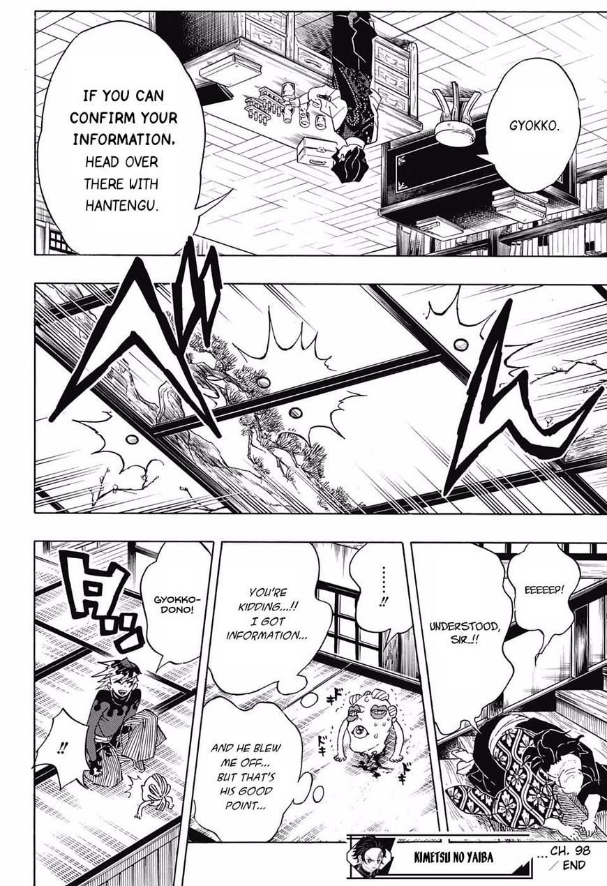 Demon Slayer, Kimetsu No Yaiba Chapter 98 - Page