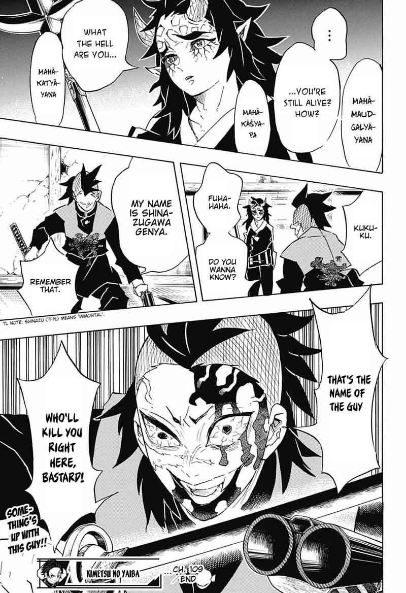 Demon Slayer, Kimetsu No Yaiba Chapter 109 - Page