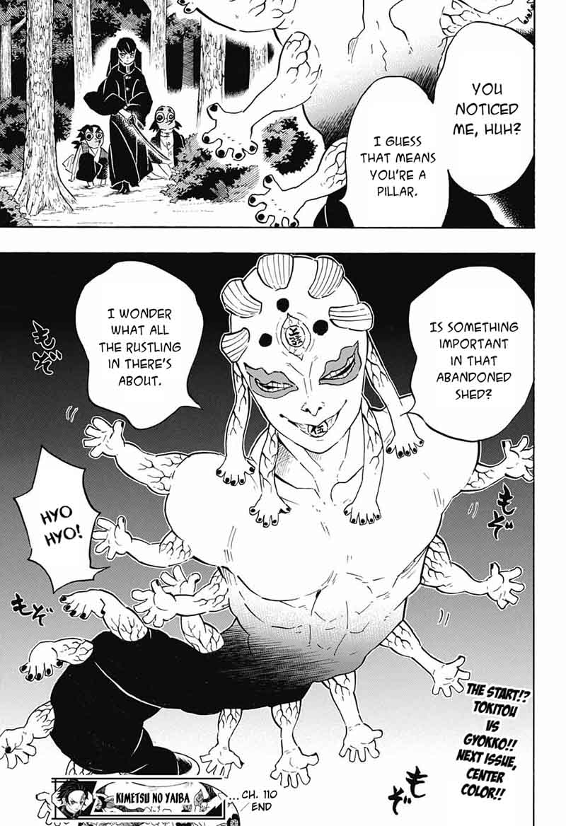 Demon Slayer, Kimetsu No Yaiba Chapter 110 - Page
