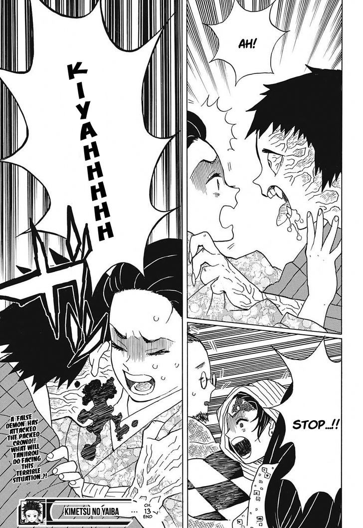 Demon Slayer, Kimetsu No Yaiba Chapter 13 - Page