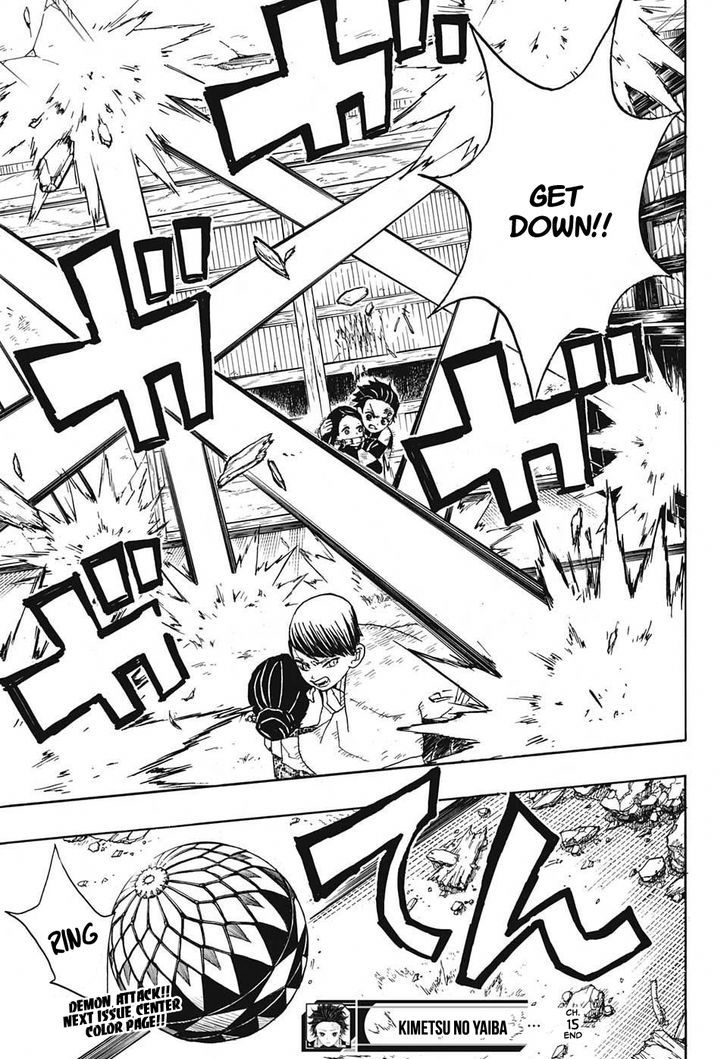 Demon Slayer, Kimetsu No Yaiba Chapter 15 - Page