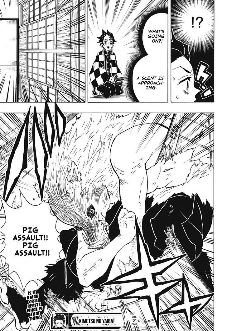 Demon Slayer, Kimetsu No Yaiba Chapter 21 - Page