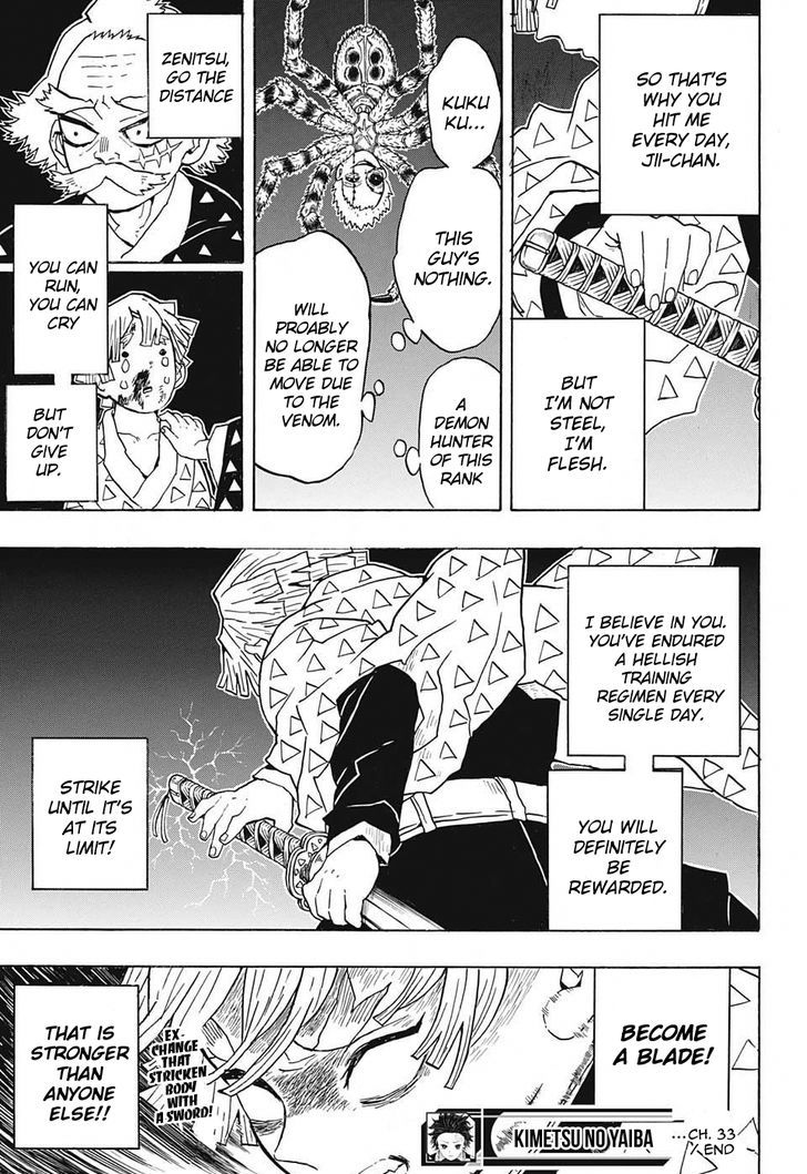 Demon Slayer, Kimetsu No Yaiba Chapter 33 - Page