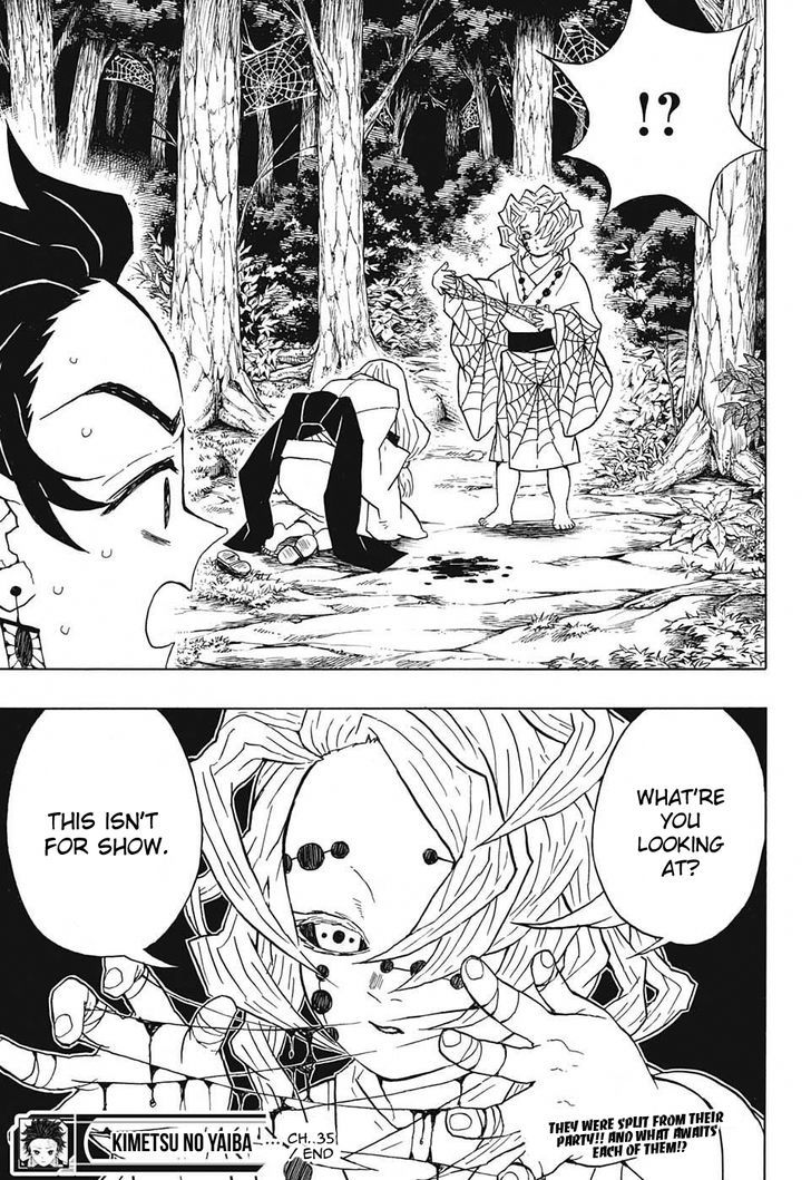 Demon Slayer, Kimetsu No Yaiba Chapter 35 - Page
