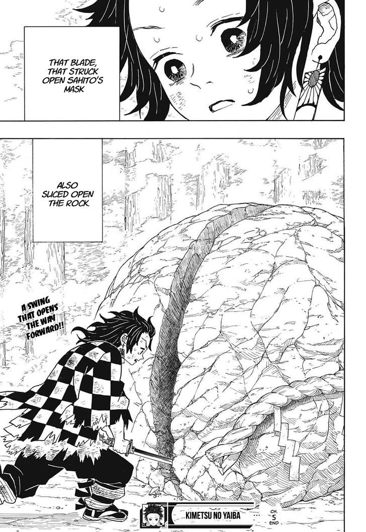 Demon Slayer, Kimetsu No Yaiba Chapter 5 - Page