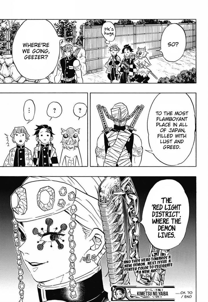 Demon Slayer, Kimetsu No Yaiba Chapter 70 - Page