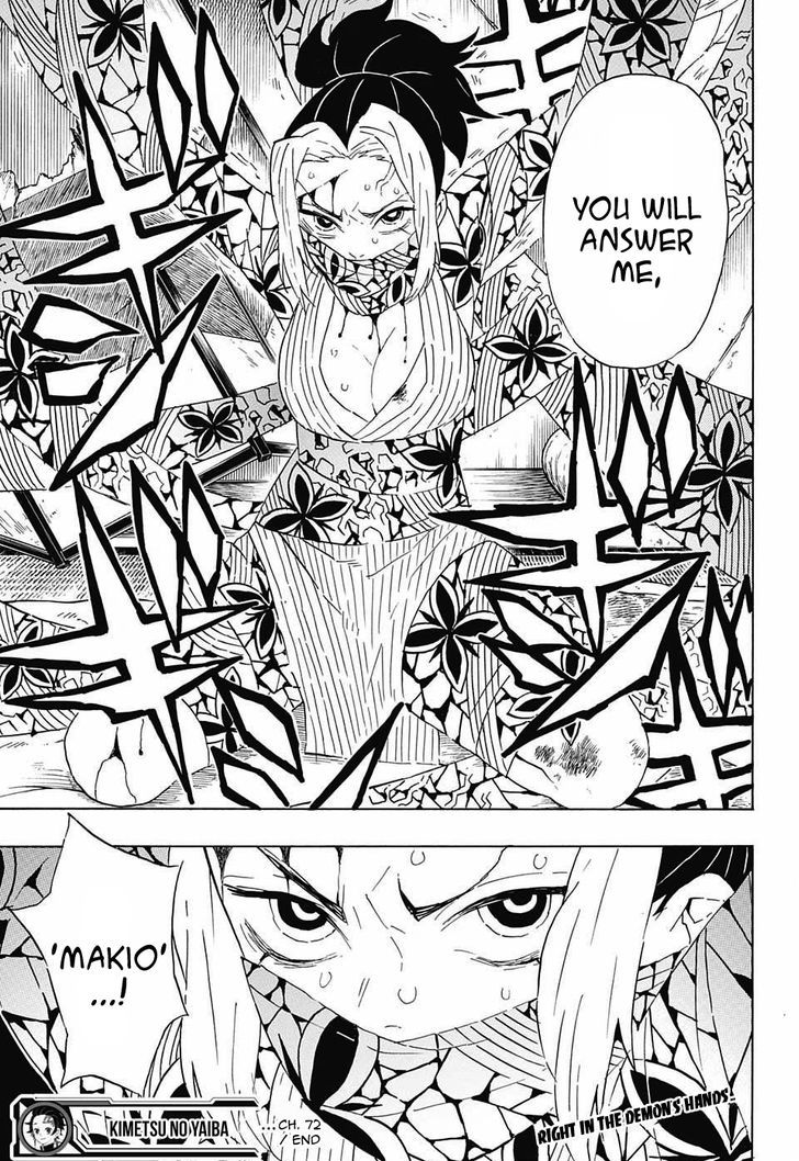 Demon Slayer, Kimetsu No Yaiba Chapter 72 - Page