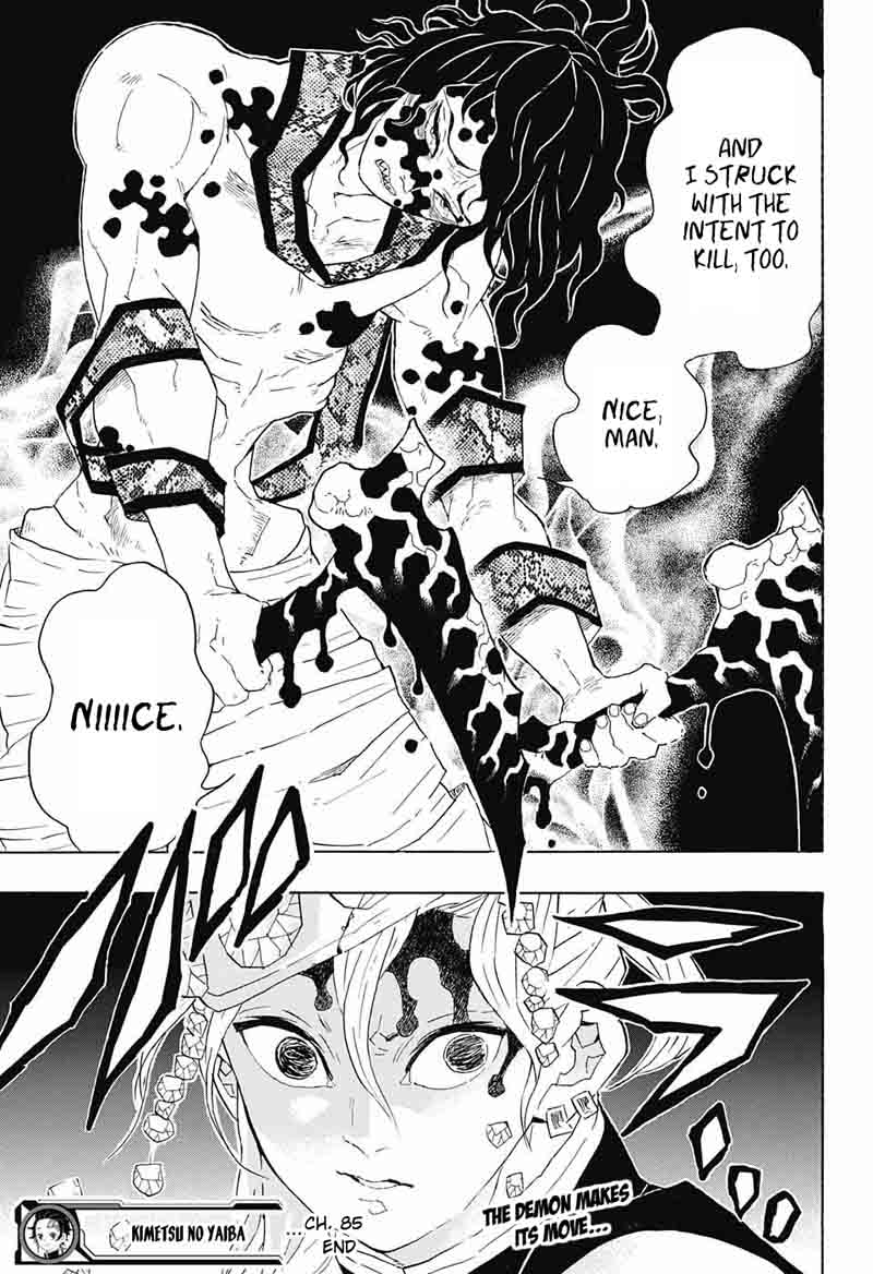 Demon Slayer, Kimetsu No Yaiba Chapter 85 - Page