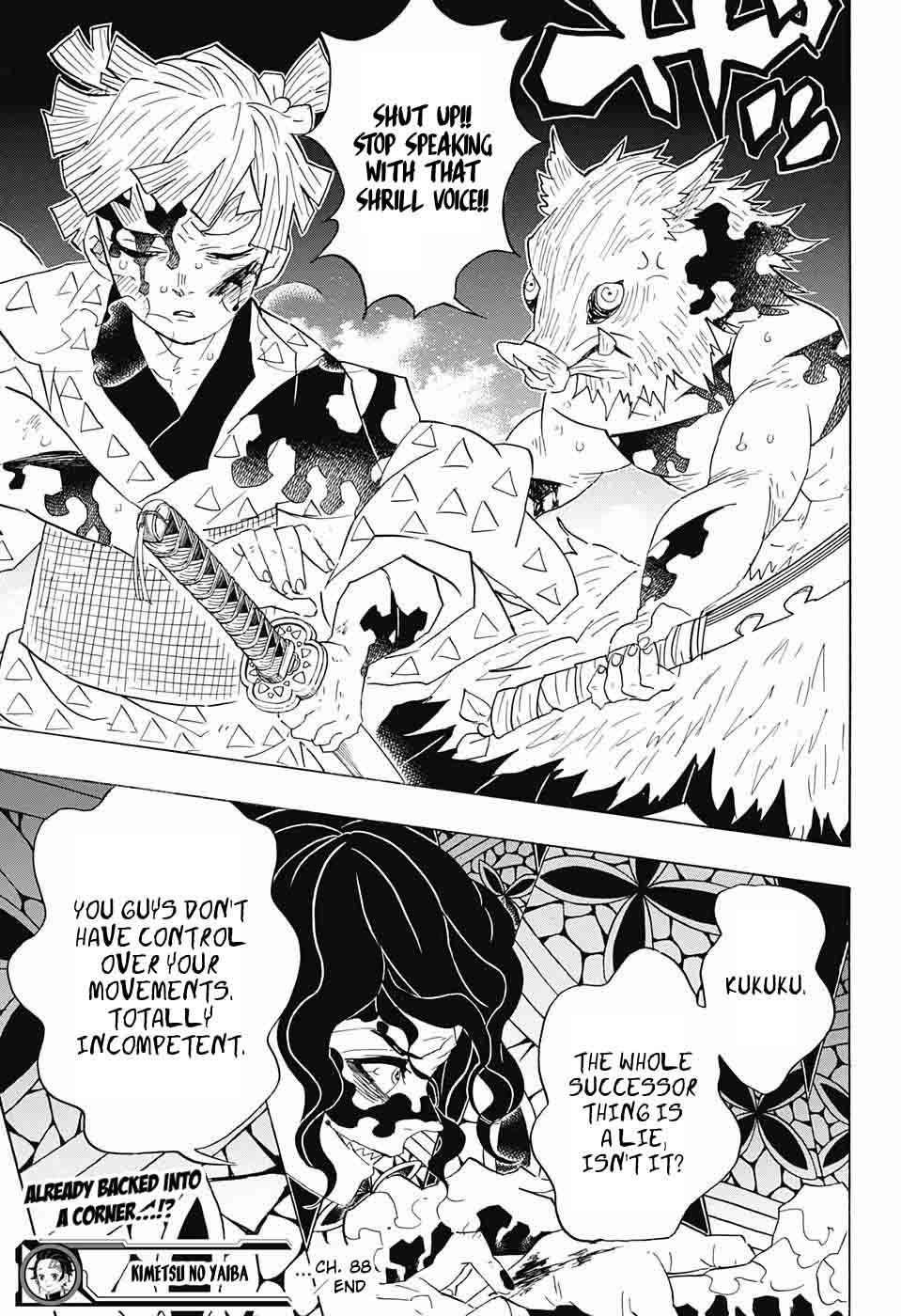 Demon Slayer, Kimetsu No Yaiba Chapter 88 - Page