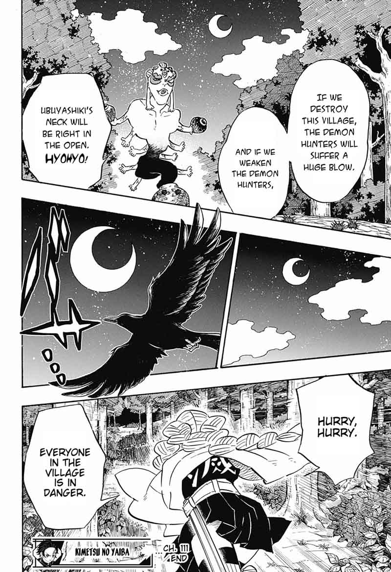 Demon Slayer, Kimetsu No Yaiba Chapter 111 - Page