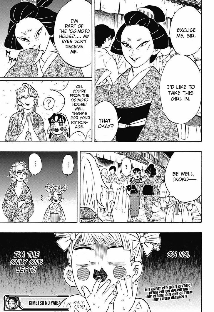 Demon Slayer, Kimetsu No Yaiba Chapter 71 - Page