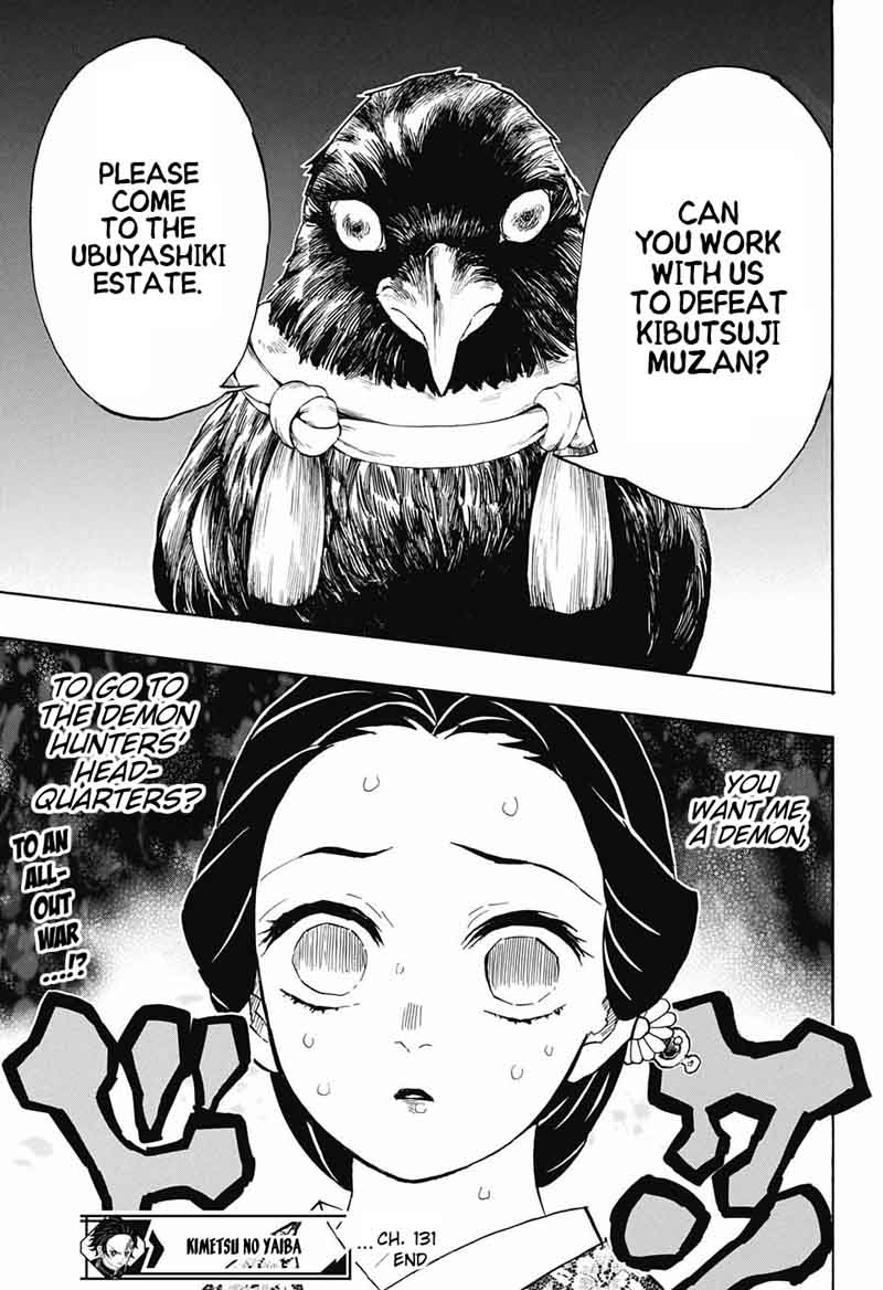 Demon Slayer, Kimetsu No Yaiba Chapter 131 - Page