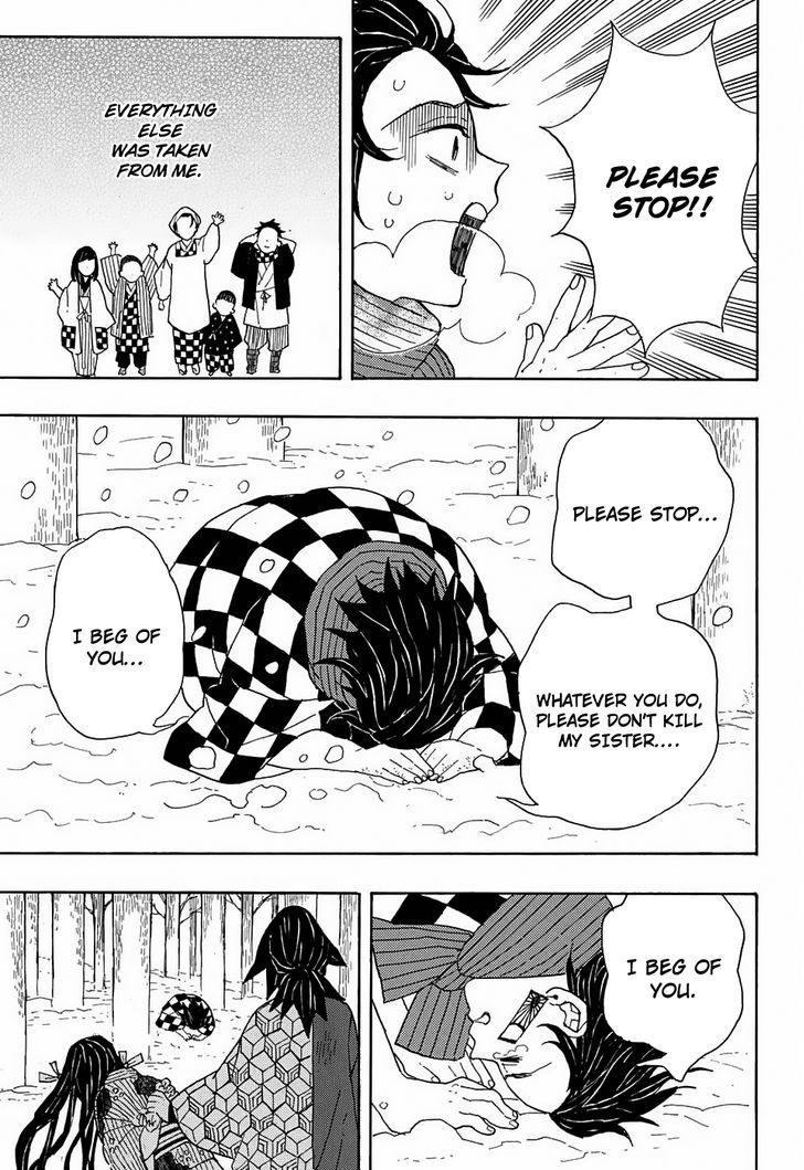 Demon Slayer, Kimetsu No Yaiba Chapter 1 - Page